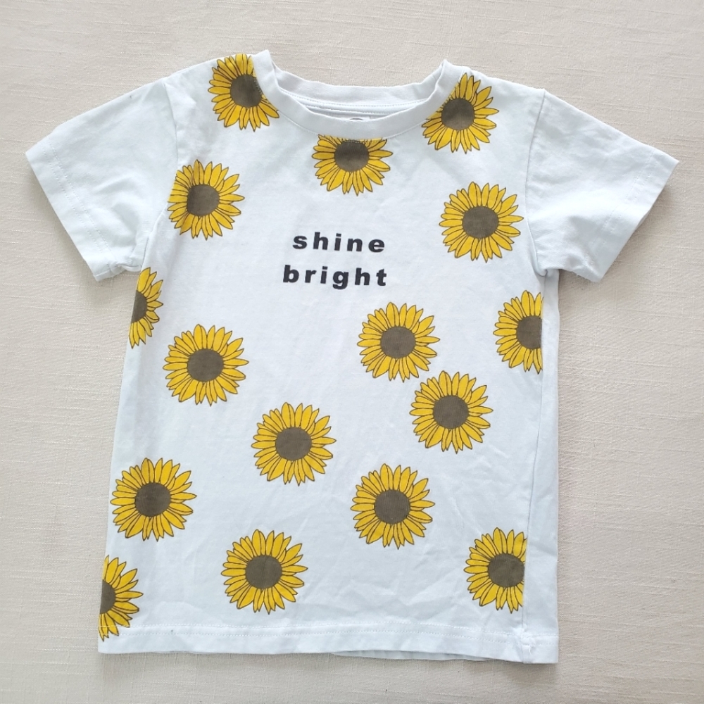 Dot Australia sunflower tee kids 6